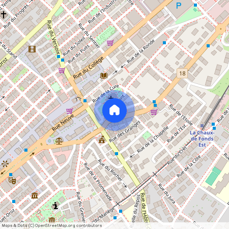 Rue Fritz-Courvoisier 5, 2300, La Chaux-De-Fonds