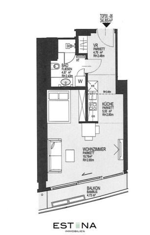 Sky-Living über der Donau im 30. Stock der exklusiven Danubeflats - Foto 3