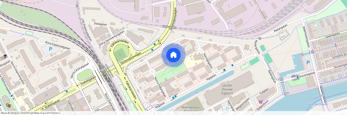 Norra Fiskargatan 10 B, Öster