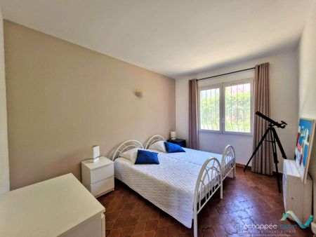 Villa climatisée pour 4 personnes avec piscine privée et petite vue mer à Carqueiranne - Photo 5