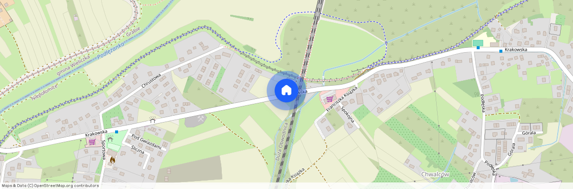 ul. Krakowska, Niepołomice, Niepołomice, wielicki, małopolskie