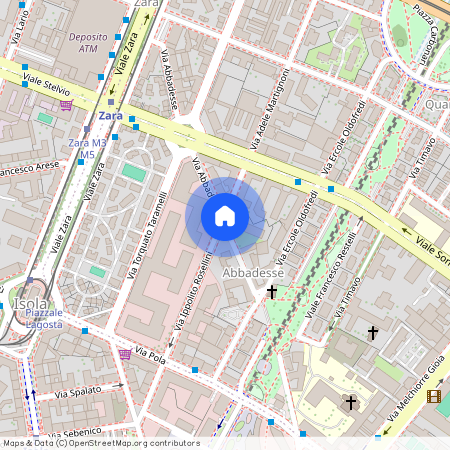 Via Abbadesse, Włochy, Milan