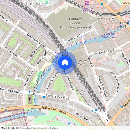 Gloucester Avenue, Primrose Hill, Lon...