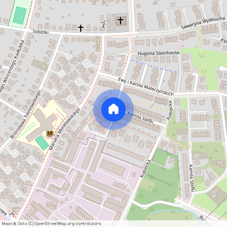 ul. Jerzego Kowalskiego, Oporów, Fabryczna, Wrocław, dolnośląskie