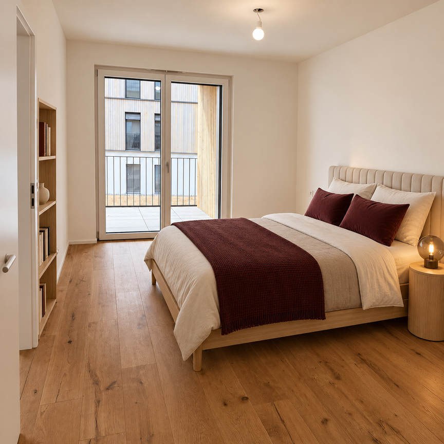 A louer à Duillier - Appartement neuf de 2.5 pièces avec grand balcon couvert - Photo 1