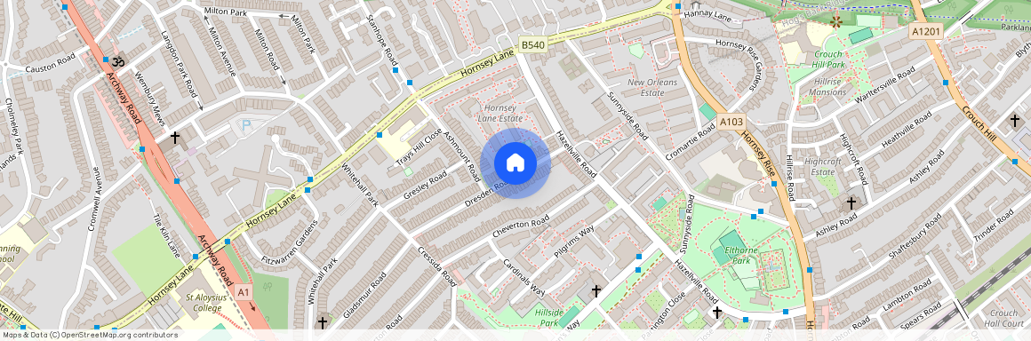 Dresden Road, Archway, London, N19