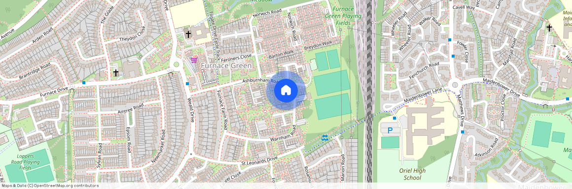 Hawkhurst Walk, Furnace Green, Crawley, West Sussex, RH10