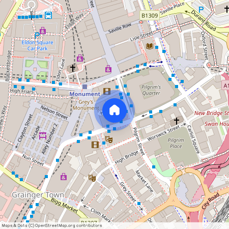 Pilgrim Chambers, Hood Street, Newcastle city centre, NE1