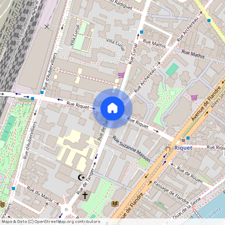 Rue Riquet, Francja, Paris