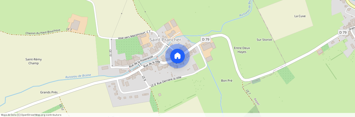 88500, Saint-Prancher