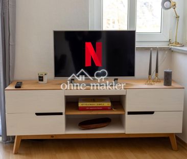 Design Apartment mit Balkon & TG-Stellplatz | King-Size Bett | Voll... - Foto 2