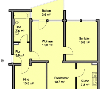 3 Zimmer im Grünen! Erdgeschosswohnung mit perfekter Raumaufteilung... - Photo 4