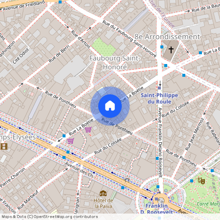 La Boétie 93, Rue La Boétie, Paris