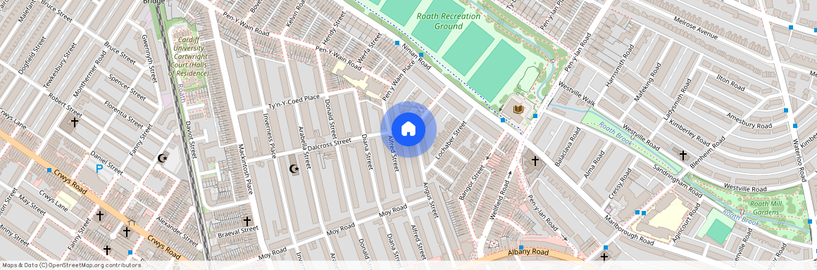 Flat 2 85 Angus Street, CF24 3LX, Glamorgan, Cardiff