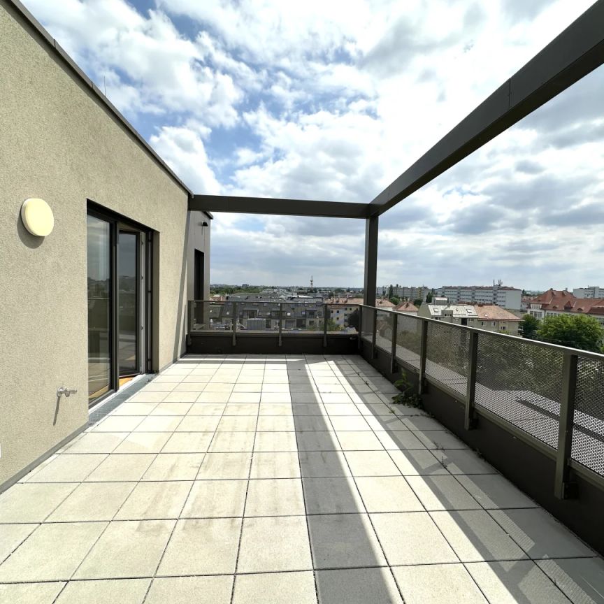 Wunderbare 2-Zimmer Wohnung mit traumhafter Dachterrasse und Blick ins Grüne im Herzen von Donaustadt - Photo 1