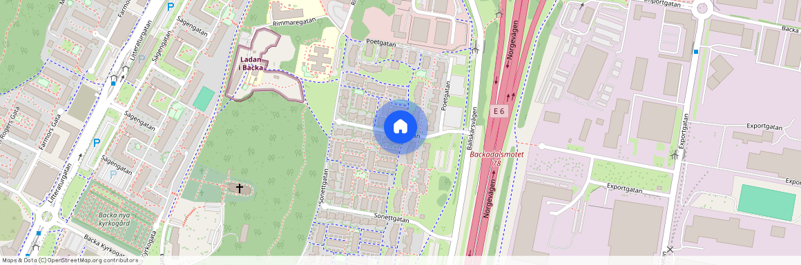 Poetgatan, Hisings Backa