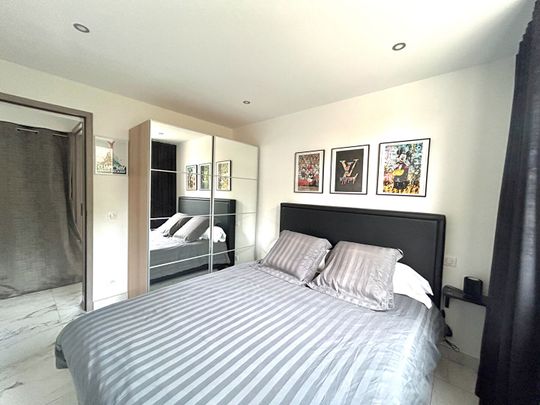 Appartement meublé à louer secteur Plan de Campagne T3 pièces 63.46m2 avec terrasse et garage en très bon état, avec garage et balcon, - Photo 1