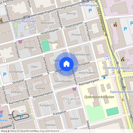 Skolgatan 23, Centrala Staden