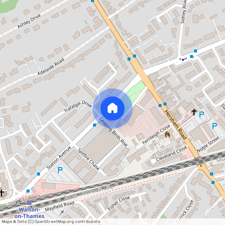 at Walton Court, Walton Court, Station Avenue KT12