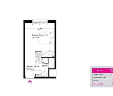 Location Appartement 1 pièce 19m² FRANQUEVILLE ST PIERRE 76520 - Photo 3