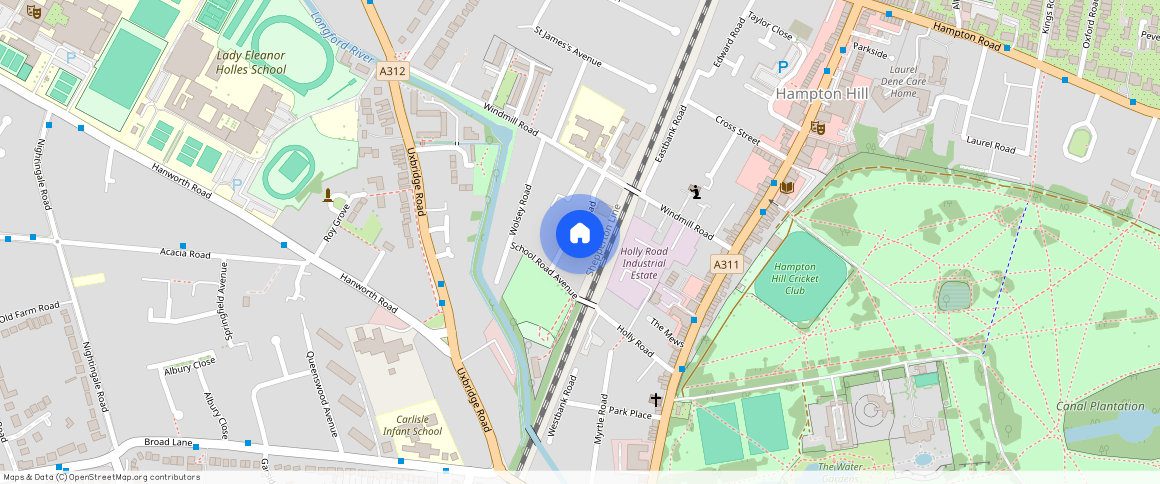 School Road, Hampton Hill, Hampton, TW12