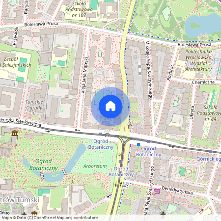 ul. Nowowiejska, Ołbin, Śródmieście, Wrocław, dolnośląskie