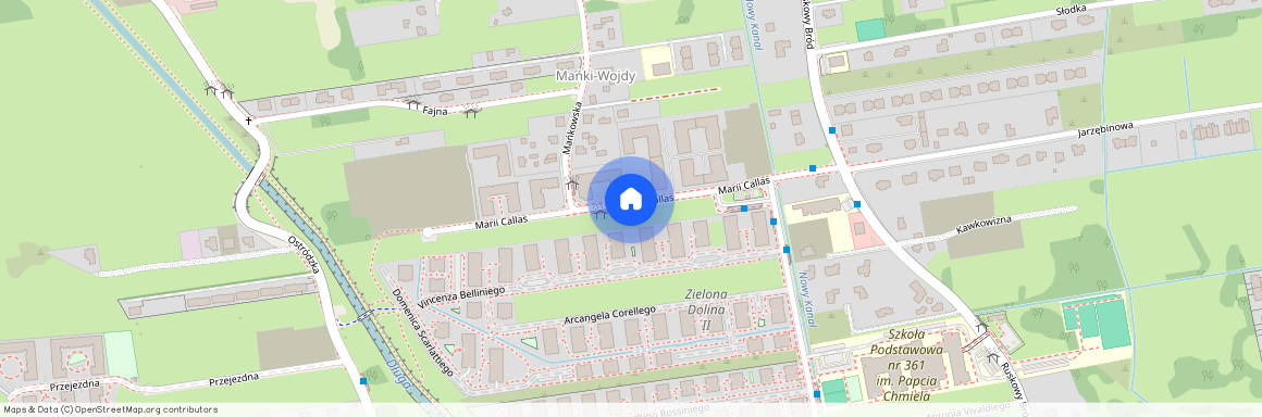 ul. Gioacchino Rossiniego, Kobiałka, Białołęka, Warszawa, mazowieckie