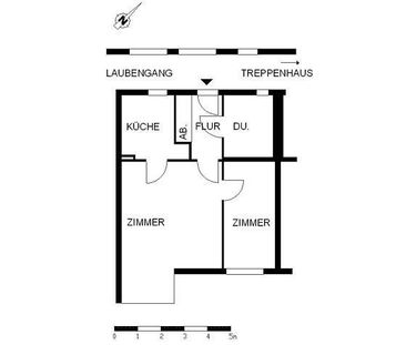 Günstige 2-Zimmer-Wohnung für Mieter ab 60 Jahren mit WBS - Photo 1