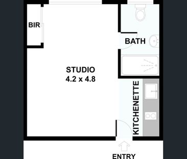 Low Maintenance and Secure Studio in Prime St Kilda Location - Photo 2