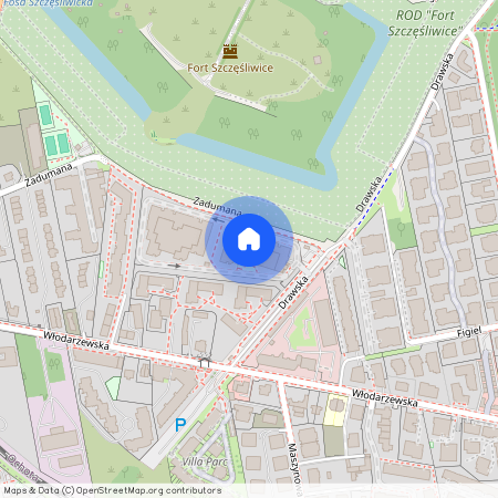 Warszawa, Ochota, Szczęśliwice, Zadumana