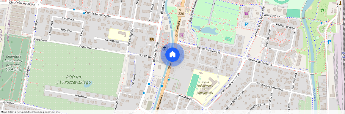 ul. Cicha, Pruszcz Gdański