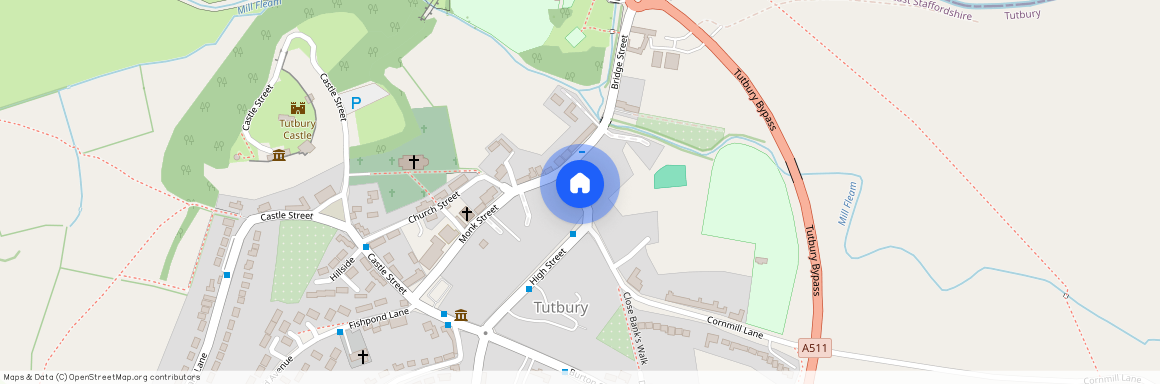 Mill Corner, Lower High Street, Tutbury, Burton-On-Trent DE13 9LU