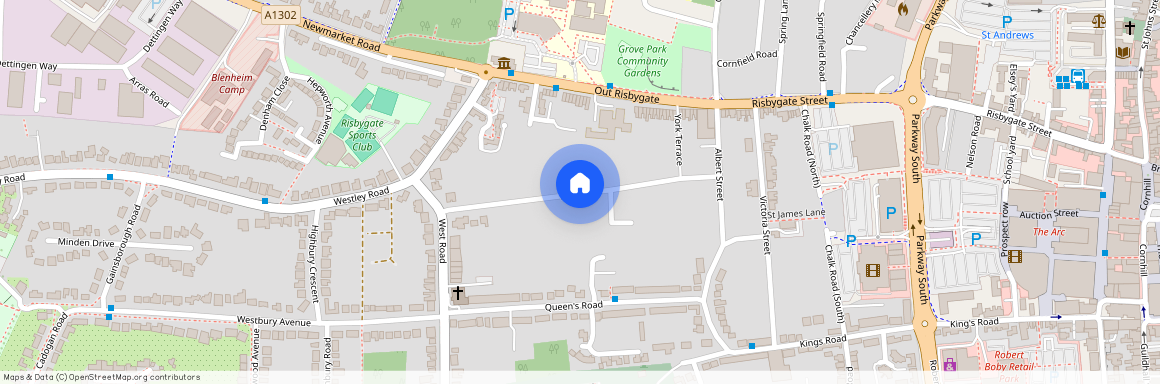 York Road. Bury St Edmunds, Bury St. Edmunds, IP33