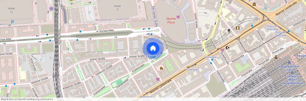 Kölner Str. 4, 60327 Frankfurt am Main, Germania