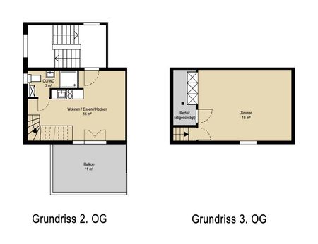 Erstvermietung nach Renovation: Kompakte Maisonette-Wohnung mit Balkon - Foto 5