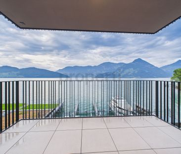 Fantastic 4.5-room new-build apartment with direct lake view in Bec... - Photo 1