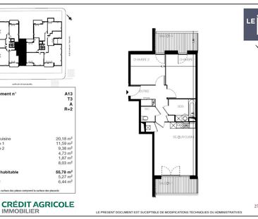location Appartement T3 DE 55.78m² À TOULOUSE - Photo 4