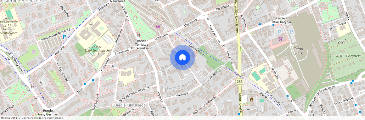 ul. Jasna, Centrum, Zielona Góra, lubuskie