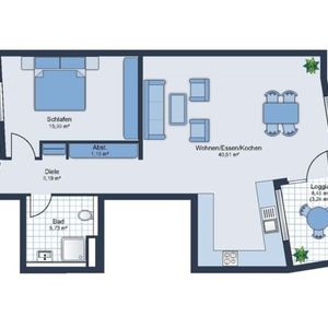 Exklusive 2-Zimmer-Neubauwohnung im Herzen von Blankenloch - Hauptstr. 108 - mit TG-Stellplatz - Erstbezug vorauss. zum 01.02.2025 - Foto 2