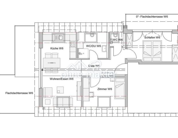 3-Zimmer DG Wohnung in modernem Mehrfamilienhaus in Emmendingen Windenreute mit Aufzug - Photo 1