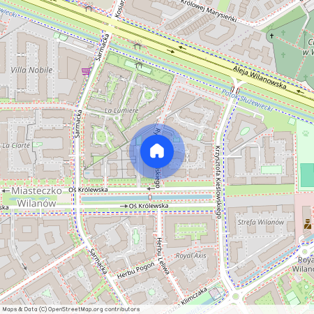 ul. Rycerstwa Polskiego, Błonia Wilanowskie, Wilanów, Warszawa, mazowieckie