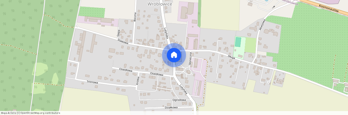 ul. Lutyńska, Wróblowice, Miękinia, średzki, dolnośląskie