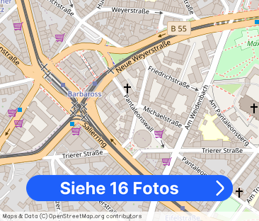 Mitten in der City - Apartment mit Balkon Nähe Barbarossaplatz - Foto 1