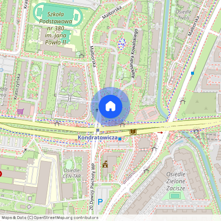 ul. Malborska, Bródno-Podgrodzie, Targówek, Warszawa, mazowieckie