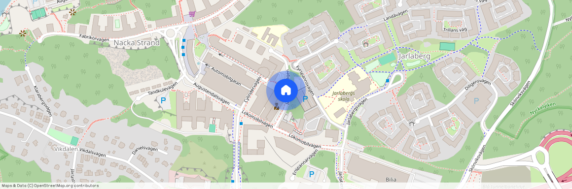 Jakobsdalsvägen, Nacka Strand