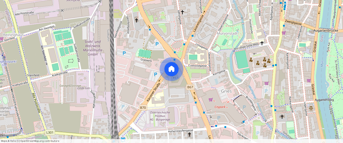 Kärntner Straße ** / B / 2.03, 8020, Graz