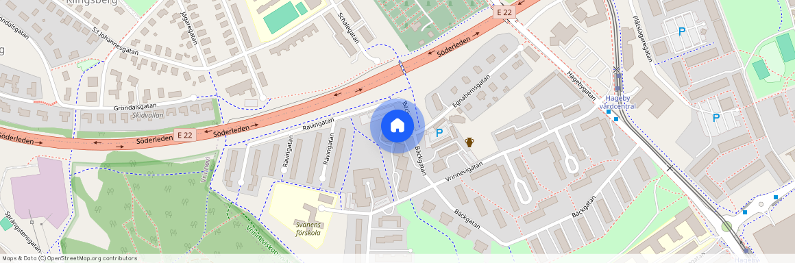 Bäckgatan 2 A, Hageby