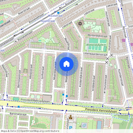 Rijnbuurt, 1079 DV, Waalstraat, Amsterdam