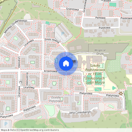 ul. Emilii Hoene, Orunia Górna - Gdańsk Południe, Gdańsk, pomorskie