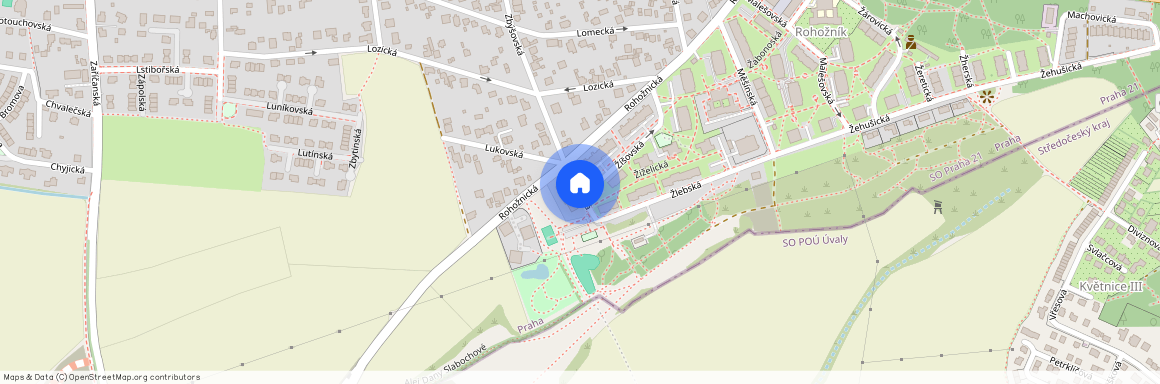 Miletická, Praha 9 - Újezd nad Lesy
